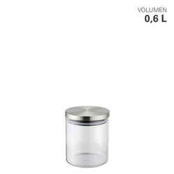 Storage jar glass 0.6 liters
