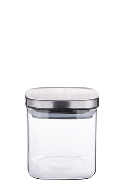 Storage jar borosilicate glass square, different sizes