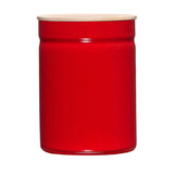 Riess storage jar 2250ml with ash wood lid, different colours