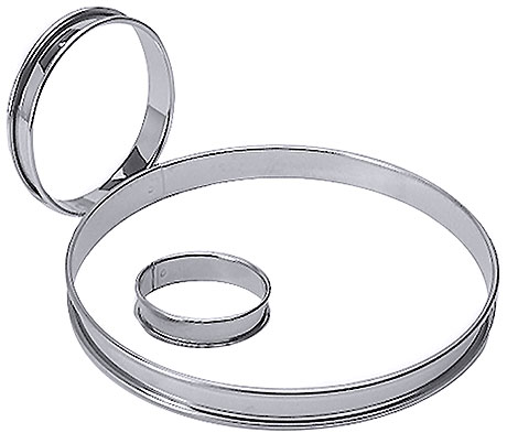 Tarte-Ring 10cm ø - 2cm hoch, de Buyer - Kochtail