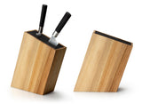 Knife block with flexible insert (oblique), different colours