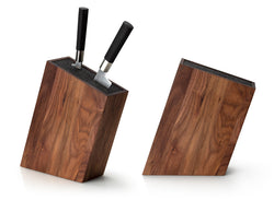 Knife block with flexible insert (oblique), different colours