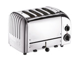 Toaster CLASSIC stainless steel, 4 slots