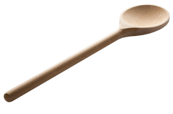 Cooking spoon with extra large head, 30 cm