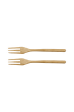 ASA set of 2 wooden forks, different colours