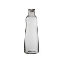Wasserkaraffe aus Glas mit Deckel, Zero, 1,1 Liter