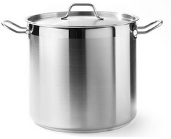 Stainless steel vegetable pot/cooking pot Ø 24 cm, 9 litres, incl. lid