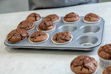 Muffin pan with non-stick coating