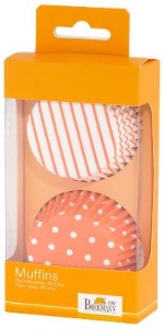 Cupcake cases paper, orange