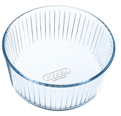 Glass souffle dish, Ø 21 cm