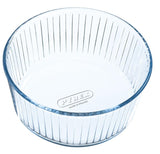 Glass souffle dish, Ø 21 cm