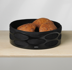 Embrace bread bowl matt black with black