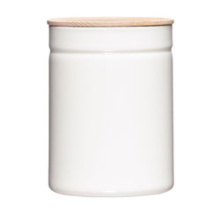 Riess storage jar 2250ml with ash wood lid, different colours