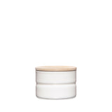 Riess storage jar 230ml with ash wood lid, different colours