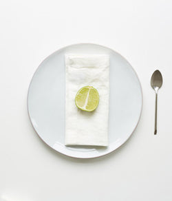 LinenTales napkins white, 40x40cm, set of 2