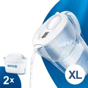 BRITA Tischwasserfilter Marella XL Weiß + 2 Maxtra Filter