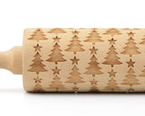 Rolling pin 3D motif "Christmas tree", different sizes