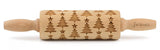 Rolling pin 3D motif "Christmas tree", different sizes