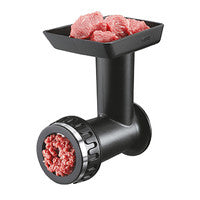 Meat grinder attachment for drum grater