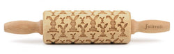 Rolling pin 3D motif "Easter Bunnies", different sizes
