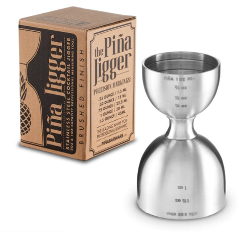 Piña Barware Bell Jigger brushed 60/30 ml