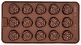 Chocolate mold rose, silicone