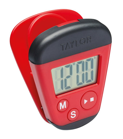 Digital kitchen timer, red