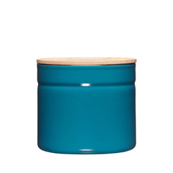 Riess storage jar 1350ml with ash wood lid, different colours