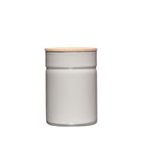 Riess storage jar 525ml with ash wood lid, different colours